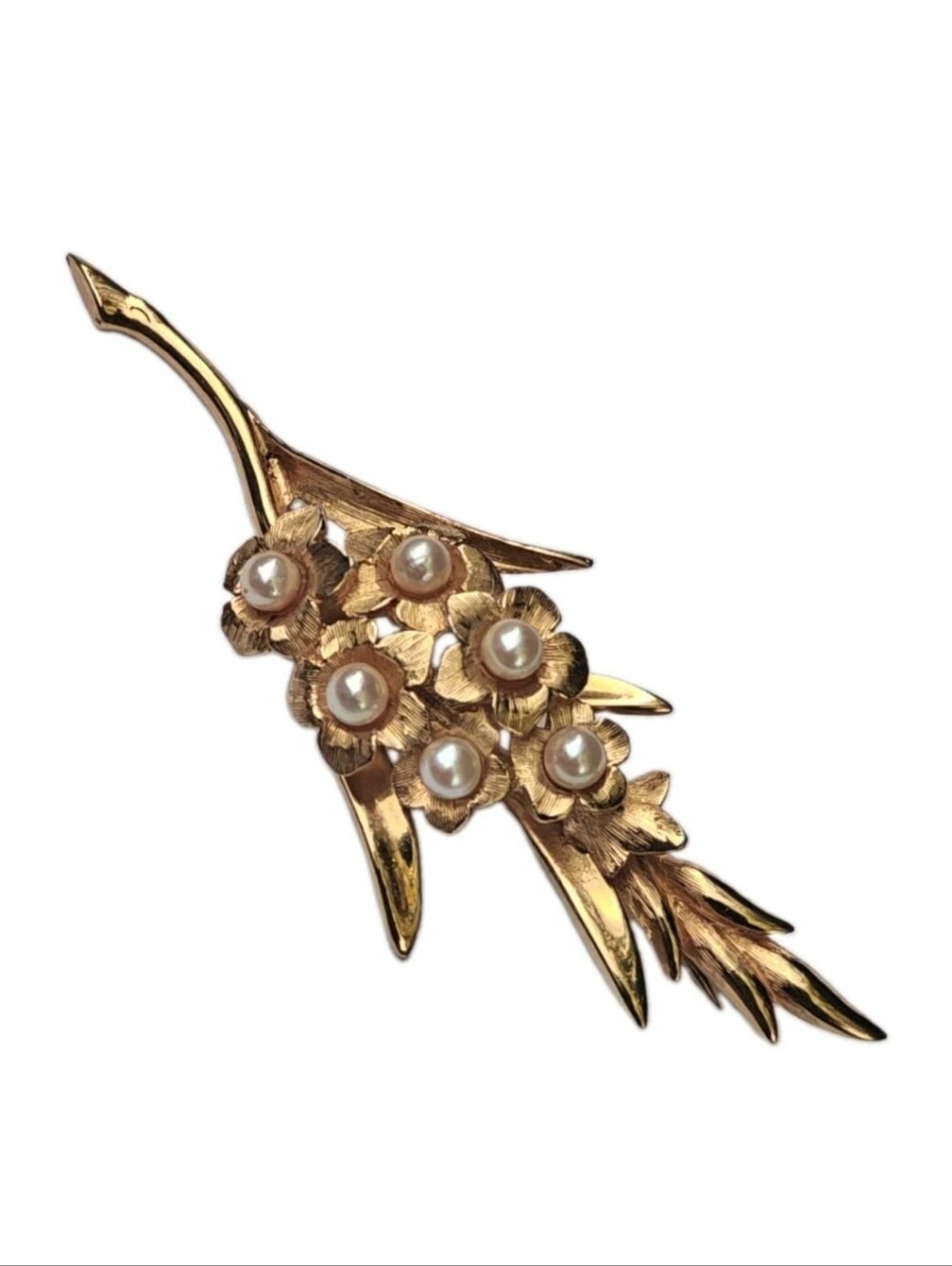 Vintage Boucher Gladiolus Flower Brooch